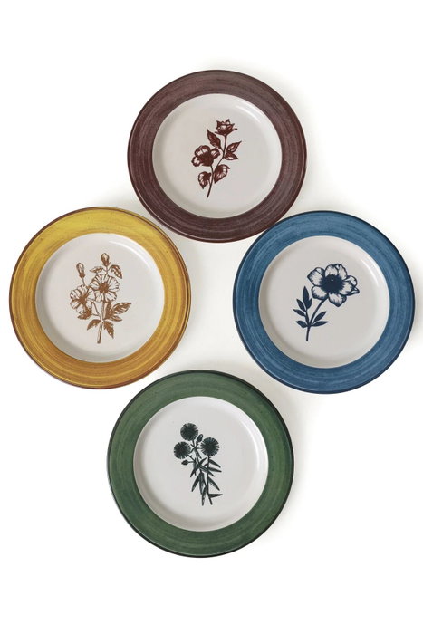 Hermia Juego de Platos de Servicio de 28 cm (4 Piezas) Multicolor Hermia Juego de Platos de Servicio de 28 cm (4 Piezas) Multicolor